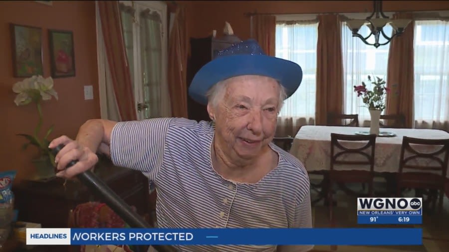 97-year-old New Orleans grandma stays fit working out every day