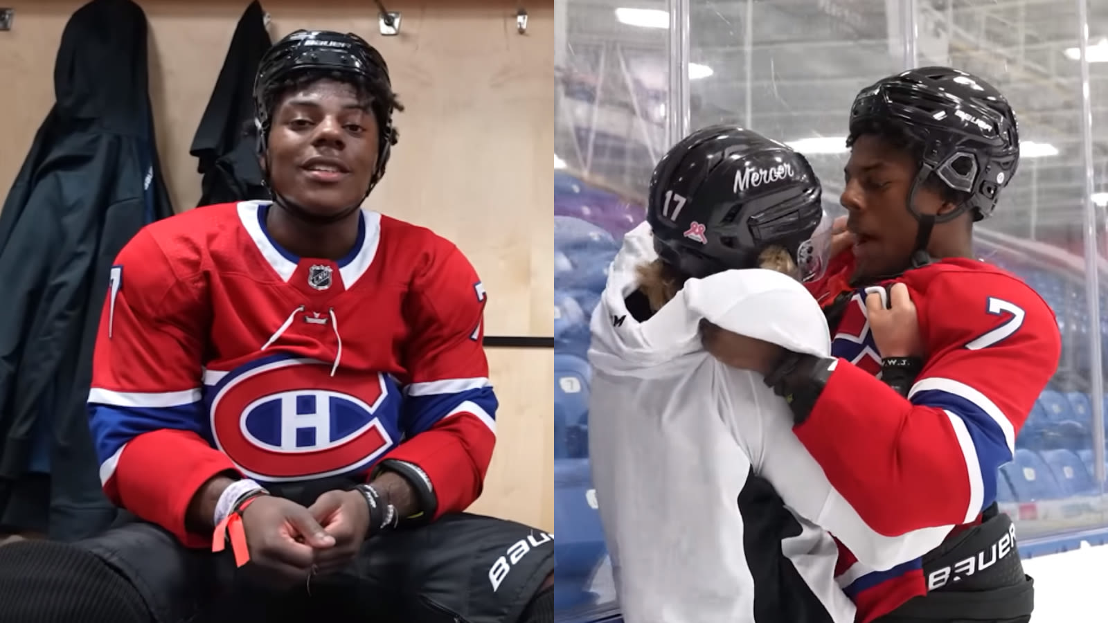 IShowSpeed learns hockey with NHL pro and instantly gets into fight - Dexerto