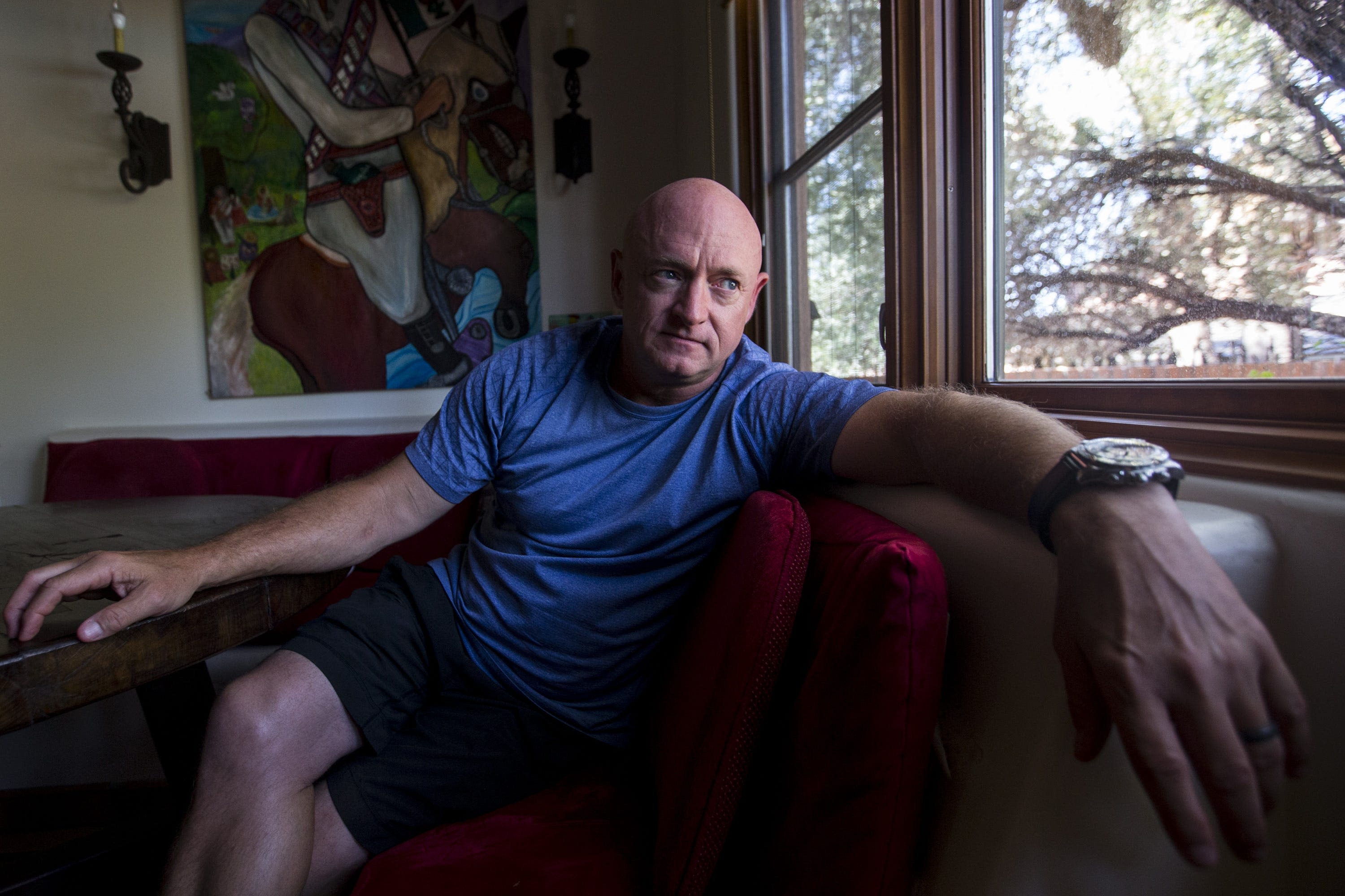 Arizona Sen. Mark Kelly once said he never aspired to politics, but 'I do get asked a lot'