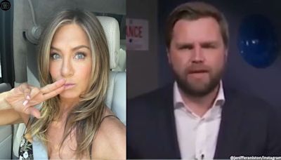 ‘I pray that your daughter…’: Jennifer Aniston slams J D Vance’s ‘childless cat ladies’ remark