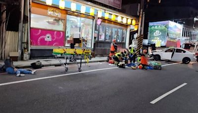 新北劣男疑毒駕恍神 開車連撞3機車釀1死2傷