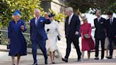 Charles and Camilla wish crowds ‘Happy Easter’ after church service at Windsor