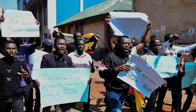 Uganda police detain dozens of people at anti-corruption protests