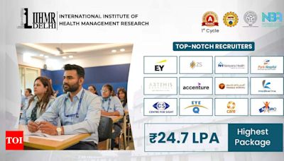IIHMR Delhi: A beacon of excellence in health, health IT and hospital management education - Times of India
