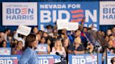 Harris rallies in Las Vegas for Biden. Many Democrats agree, but some want her to face Trump