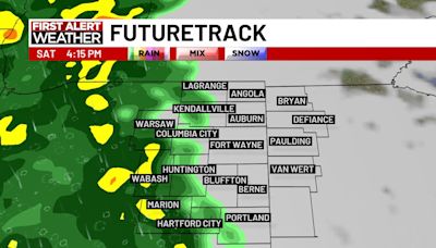 First Alert Forecast: Some dry times, some rain showers this weekend