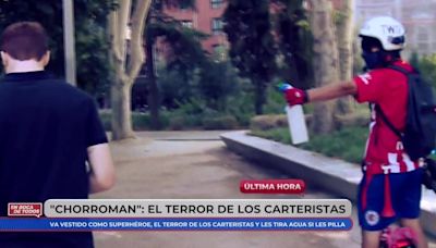 'Chorromán', el terror de los carteristas: así es la original manera que usa para espantar a los ladrones