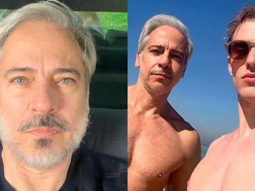 Ex-galã da Globo, Edson Fieschi assume namoro com modelo 41 anos mais jovem