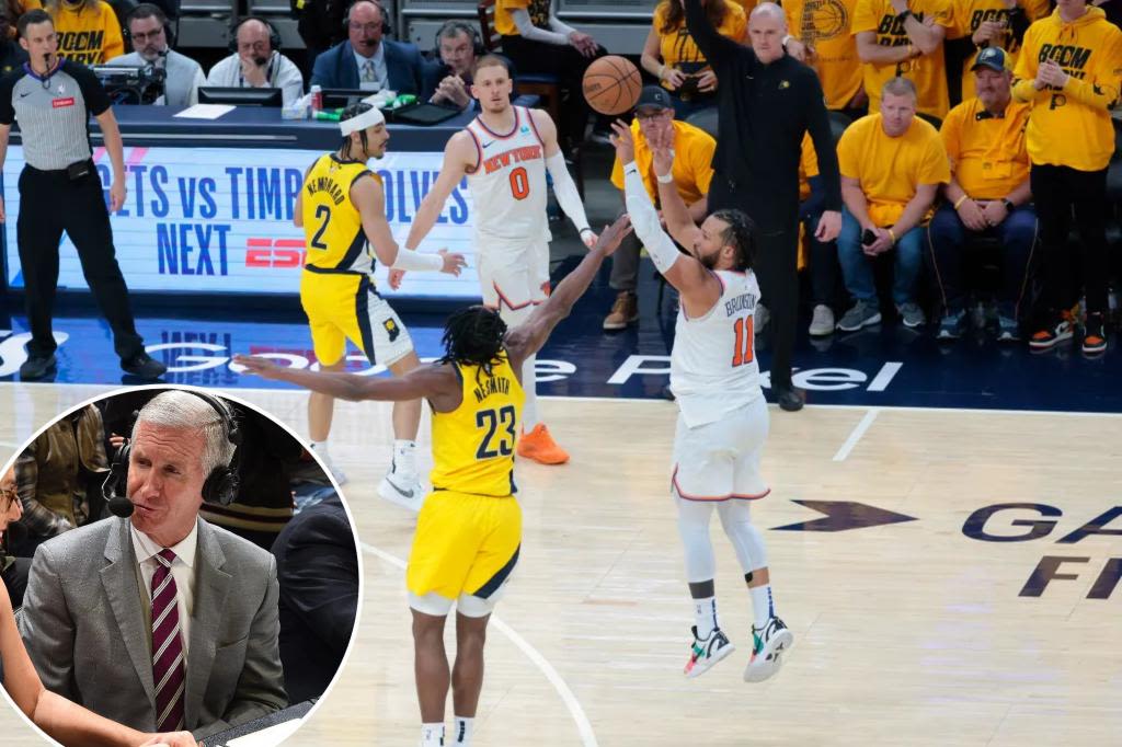 Mike Breen’s twin ‘BANG’ calls captured chaotic Knicks-Pacers Game 3 ending