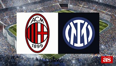 Milan vs Inter: estadísticas previas y datos en directo | Serie A 2023/2024