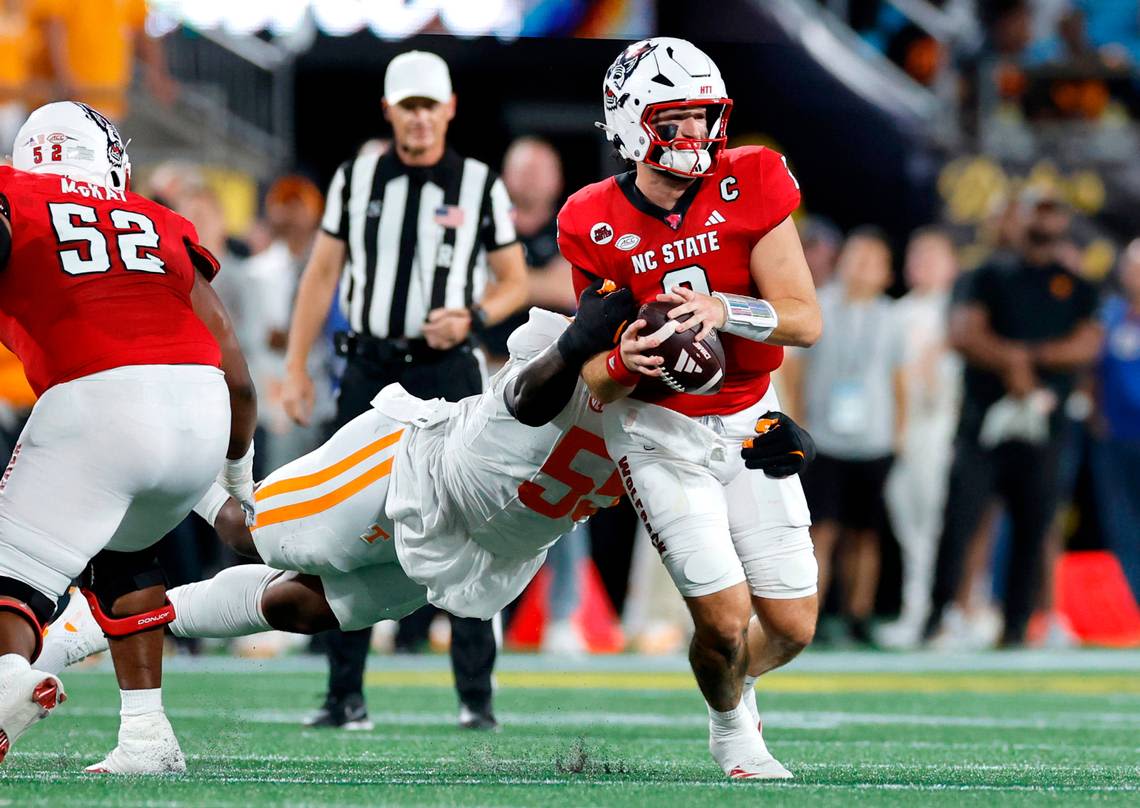 ‘Flush it’: NC State football displeased with outing against Vols but staying hopeful