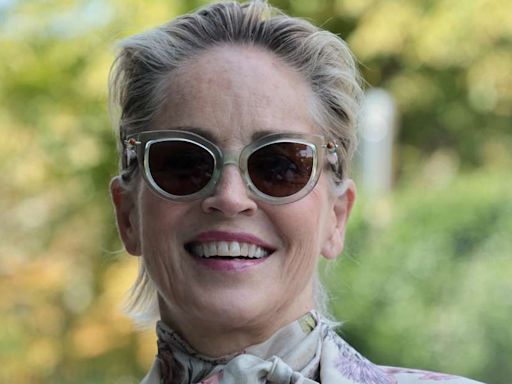 Fans Say Sharon Stone, 66, Is 'Shining' as She Flaunts Fit Bod in Animal-Print Bikini