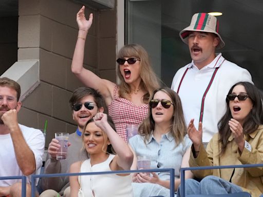 In their tennis era, Taylor Swift and Travis Kelce cheer at U.S. Open final