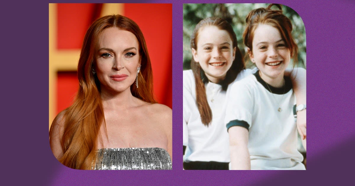 Lindsay Lohan Just Reunited With The Real-Life 'Parent Trap' Twin