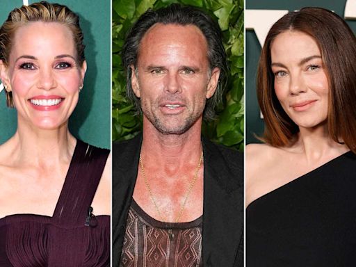 Walton Goggins Laughs with Leslie Bibb, Poses with Michelle Monaghan in “White Lotus” Season 3 Photo Dump