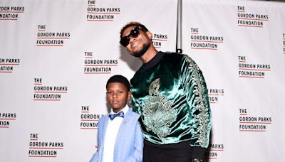 Usher’s Teen Son Swiped Dad's Phone To Slide Into the DMs of Celeb Crush; The Internet says “Ahhhh!”