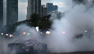 Alex Bowman Outlasts the Rain for NASCAR Win at Chicago Street Race