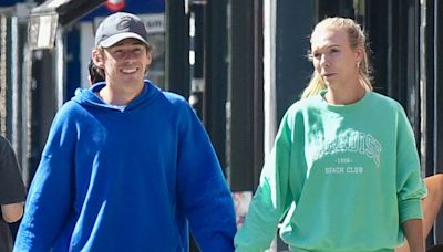 Katie Boulter holds hands with her Australian boyfriend Alex De Minaur