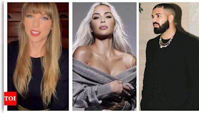 Taylor Swift, Kim Kardashian, Drake and other celebs become targets of "Block Out 2024" over Gaza silence | - Times of India