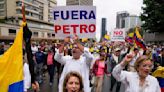 Tens of thousands of Colombians protest against the leftist president's reform agenda