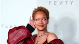 Rihanna Kicks Off Her Natural-Curls Era in the Hottest Crimson Leather Set