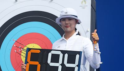 巴黎奧運射箭資格賽 韓女將林是見改寫世界紀錄 (圖)