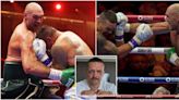 Oleksandr Usyk shows off his facial and hand injuries three days after Tyson Fury fight