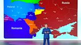 Vlad’s crony shows ‘future map’ of Ukraine showing blood-red Russian carve-up