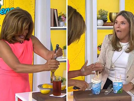 Jenna Bush Hager panics during 'Today's "dangerous" kitchen hacks segment: "I think someone's trying to kill us"
