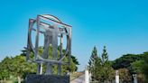 達文西〈維特魯威人〉雕塑座落台南都會公園 引領民眾與藝術對話