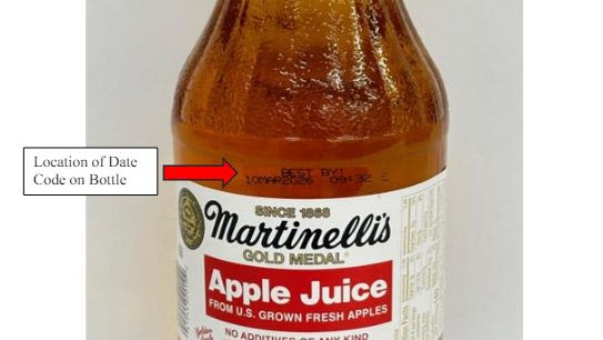 Apple juice lot recalled due to high arsenic levels; product sold at Publix, Kroger, more