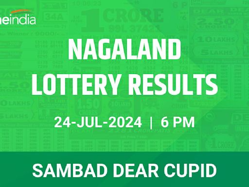 Nagaland Sambad Lottery Dear Cupid Wednesday Winners July 24 6 PM - Check Results