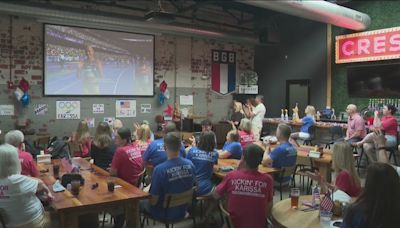 Friends, family cheer on Karissa Schweizer as she advances to 5000m finals