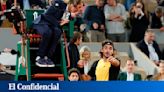 Tsitsipas protestó por los gritos de Alcaraz en Roland Garros y el murciano no pudo evitar esta reacción