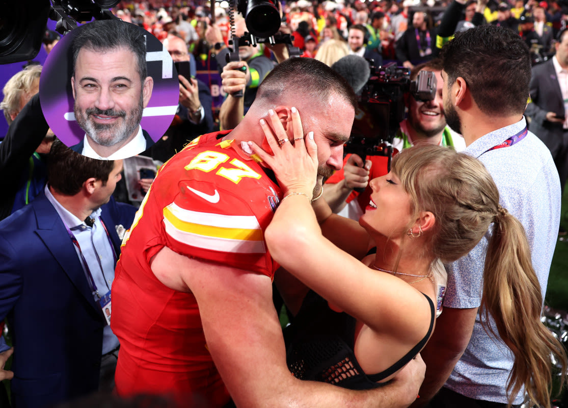Fans Have Mixed Reactions to Jimmy Kimmel's Brazen Joke About Travis Kelce and Taylor Swift's Relationship
