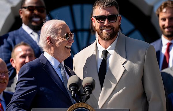 Travis Kelce Reveals He Was Warned About Getting Tased During White House Visit - E! Online