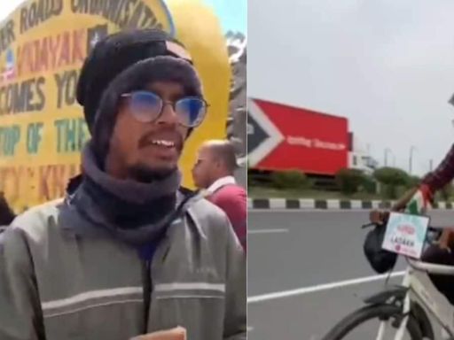 Andhra Boy Cycles To Ladakh To Raise Awareness About Environment - News18
