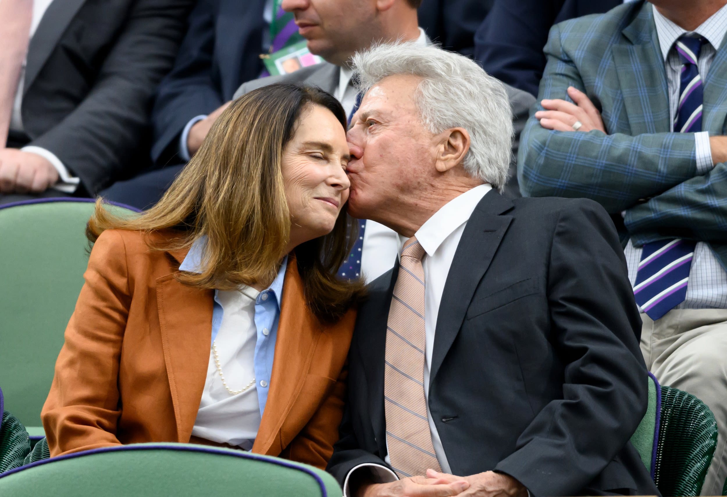 Dustin Hoffman, 86, shares rare PDA moment with wife Lisa, 69