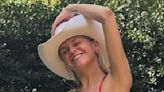 Kelsea Ballerini flashes toned abs in a red bikini on Fourth of July