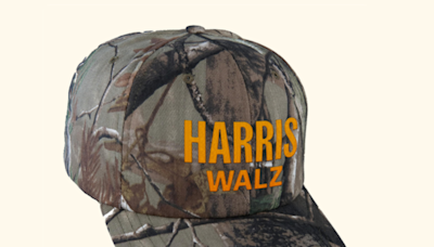 Harris-Walz camouflage ‘midwest princess’ hat reaches nearly $1m in sales a day after release