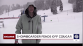 Utah Snowboarder Uses Snowboard to Fight Off a Cougar