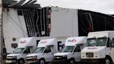 Severe storms batter the Midwest, including reported tornadoes that shredded a FedEx facility