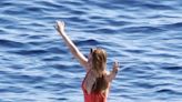 Blake Lively Was Spotted in Capri Wearing the Cutest Coral Swimsuit