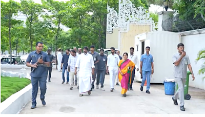 Ahead of Telugu States CMs’ meeting in Hyderabad, Telangana Deputy CM inspects Praja Bhavan