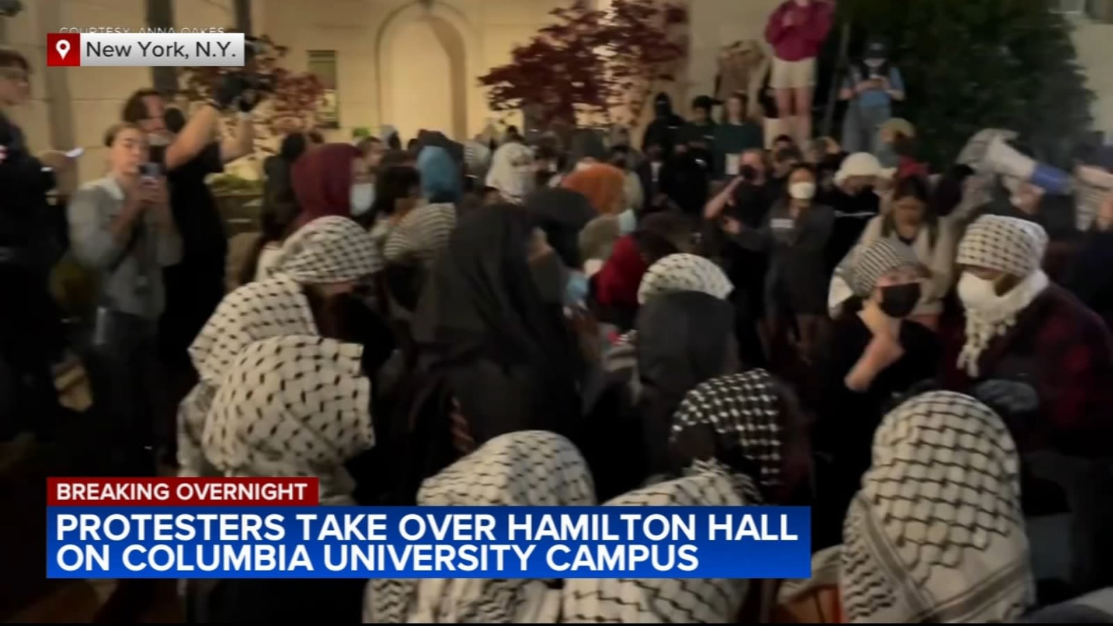 Protesters take over Columbia University's Hamilton Hall in escalation of anti-war demonstrations