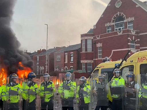 Yvette Cooper condemns ‘thugs’ rioting in Southport and urges respect for police