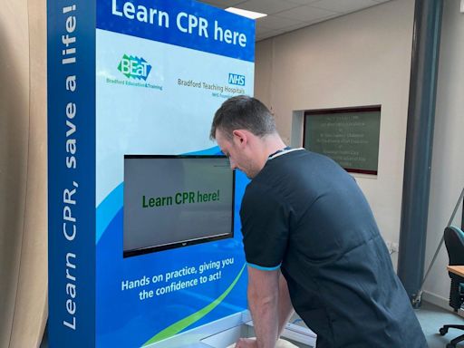 First CPR kiosk in an NHS hospital opens