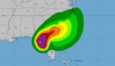 Maps show Tropical Storm Debby's path and forecast