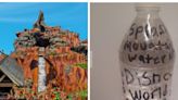 Fanáticos ofrecen miles de dólares para comprar agua auténtica de Splash Mountain en Disneyland