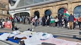 University of Liverpool students call for Gaza ceasefire during Palestine protest